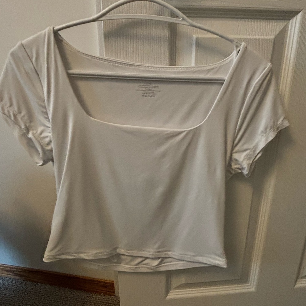 Ardene White Short Sleeve Top